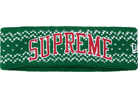 Supreme New Era Arc Logo Headband FW17 Green