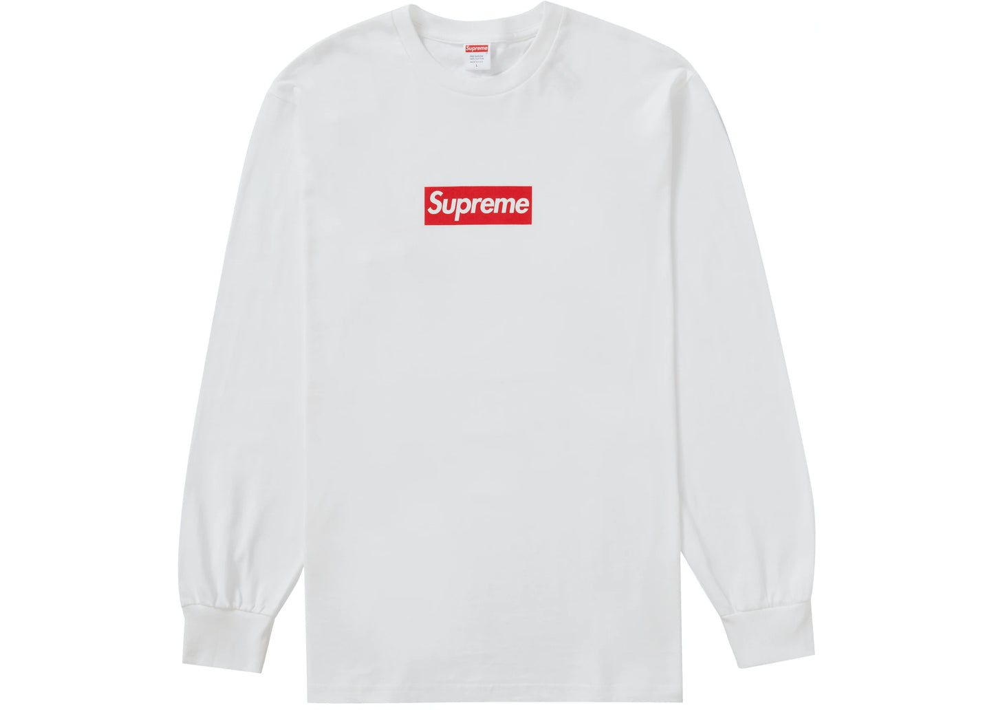 Supreme Box Logo L/S Tee White