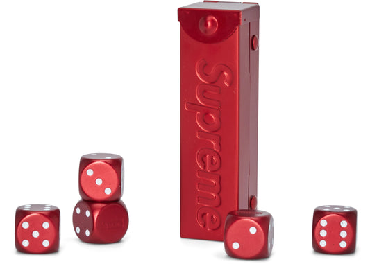 Supreme Aluminum Dice Set Red