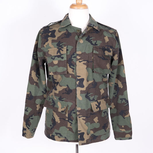 Kanye West Life of Pablo Camouflage Green Button Up Jacket
