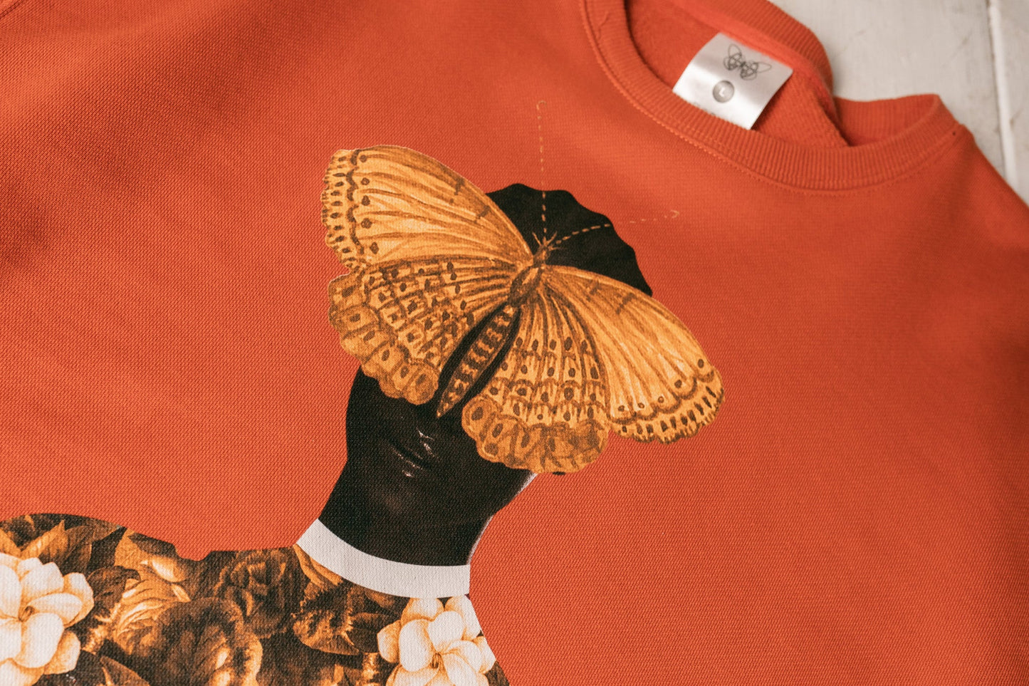 Culture Rich World Monarch Crewneck